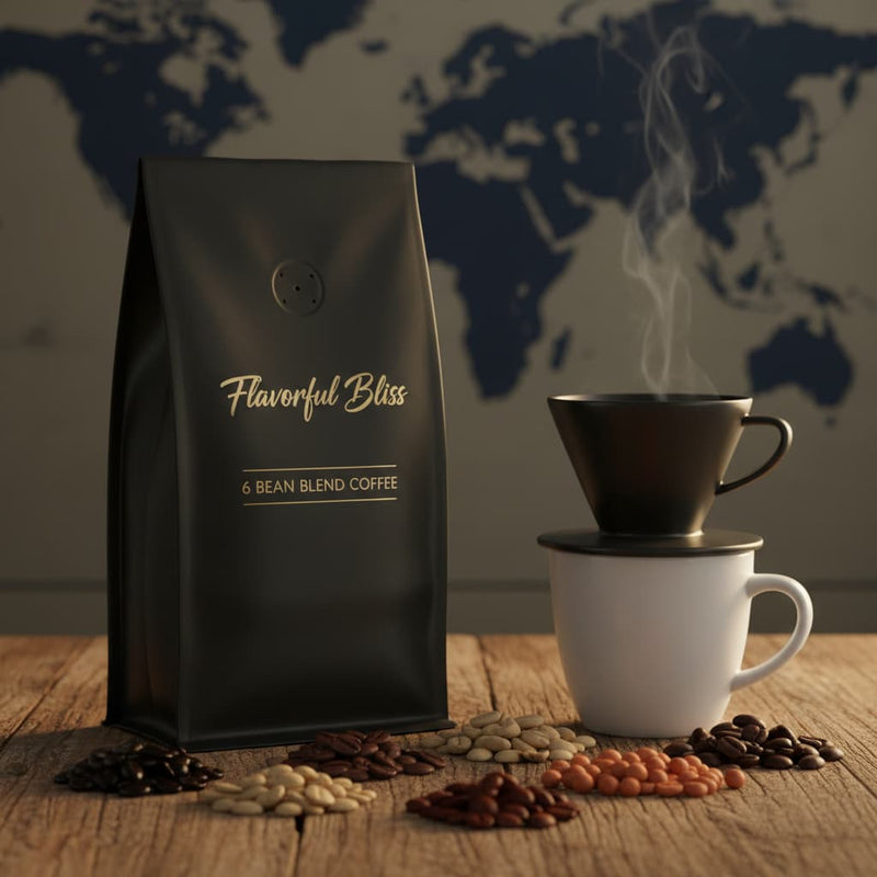 6 Bean Blend Coffee - Flavorful Bliss Coffee Company