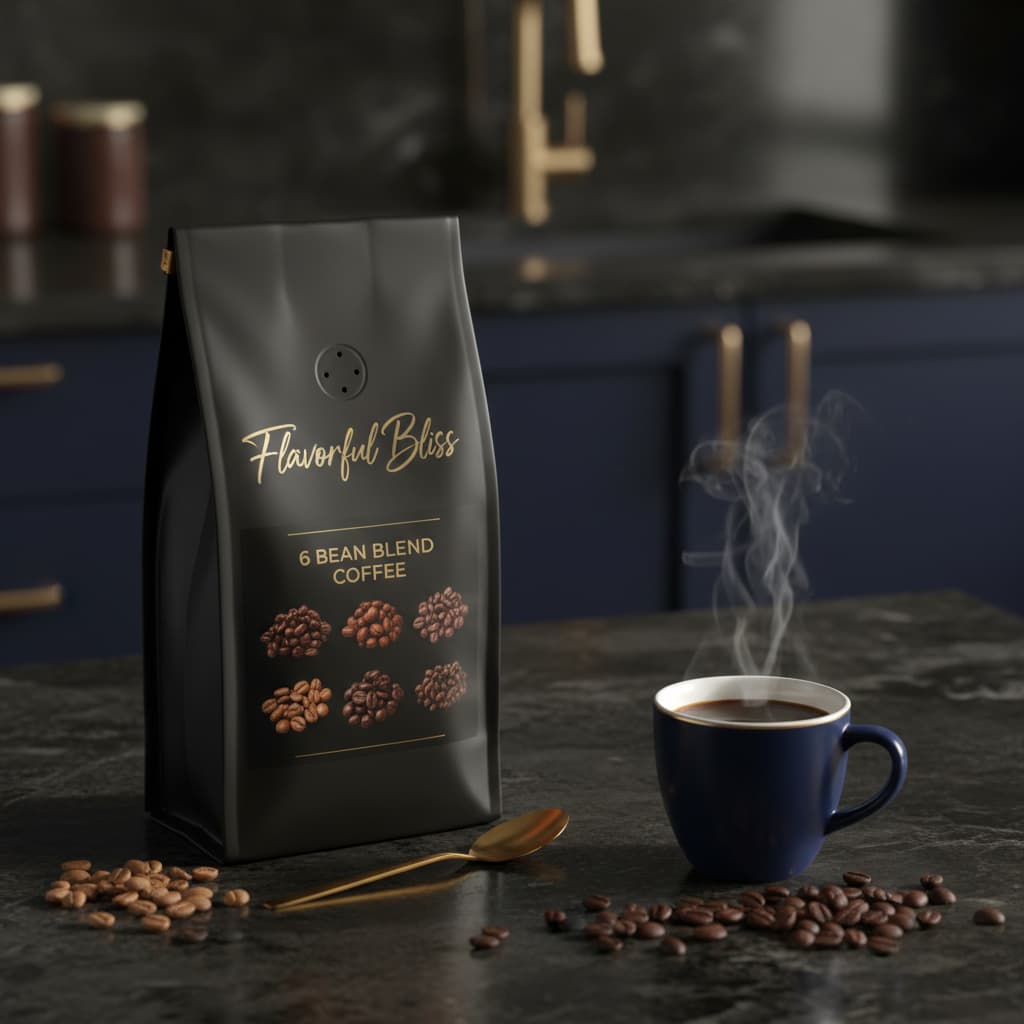 6 Bean Blend Coffee - Flavorful Bliss Coffee Company