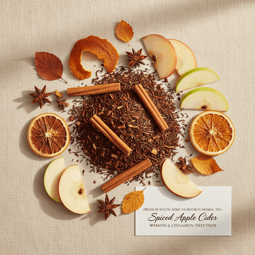 Apple Cider Rooibos Loose Leaf Tea - Flavorful Bliss Coffee Company