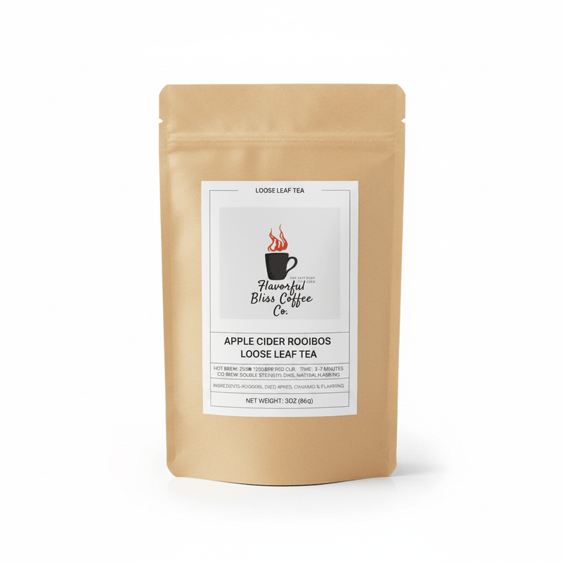 Apple Cider Rooibos Loose Leaf Tea - Flavorful Bliss Coffee Company