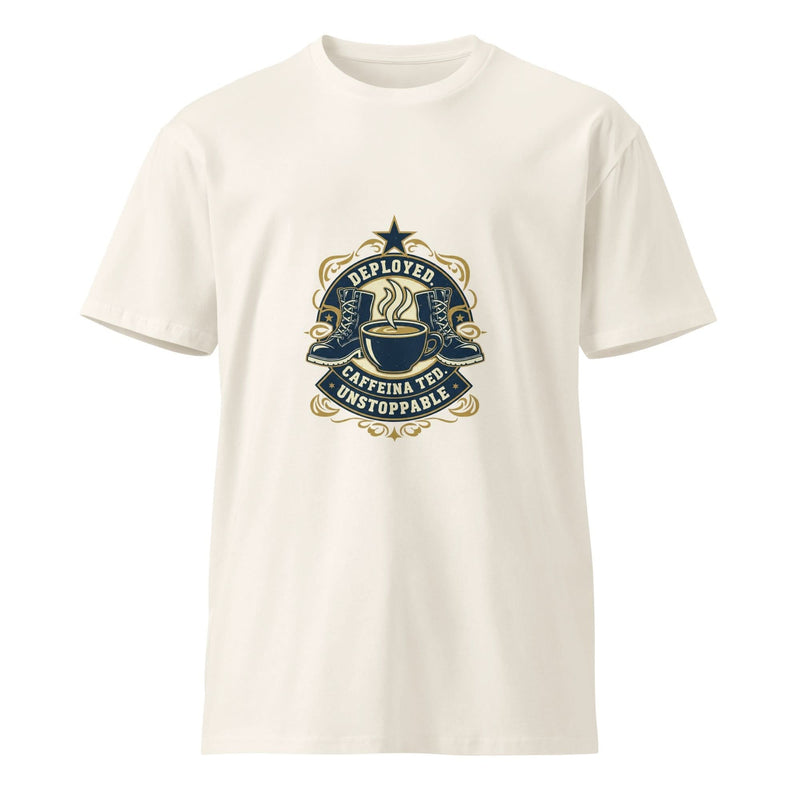 Army Everyday Hero Unisex T-Shirt – Deployed. Caffeinated. Unstoppable. - Flavorful Bliss Coffee Company
