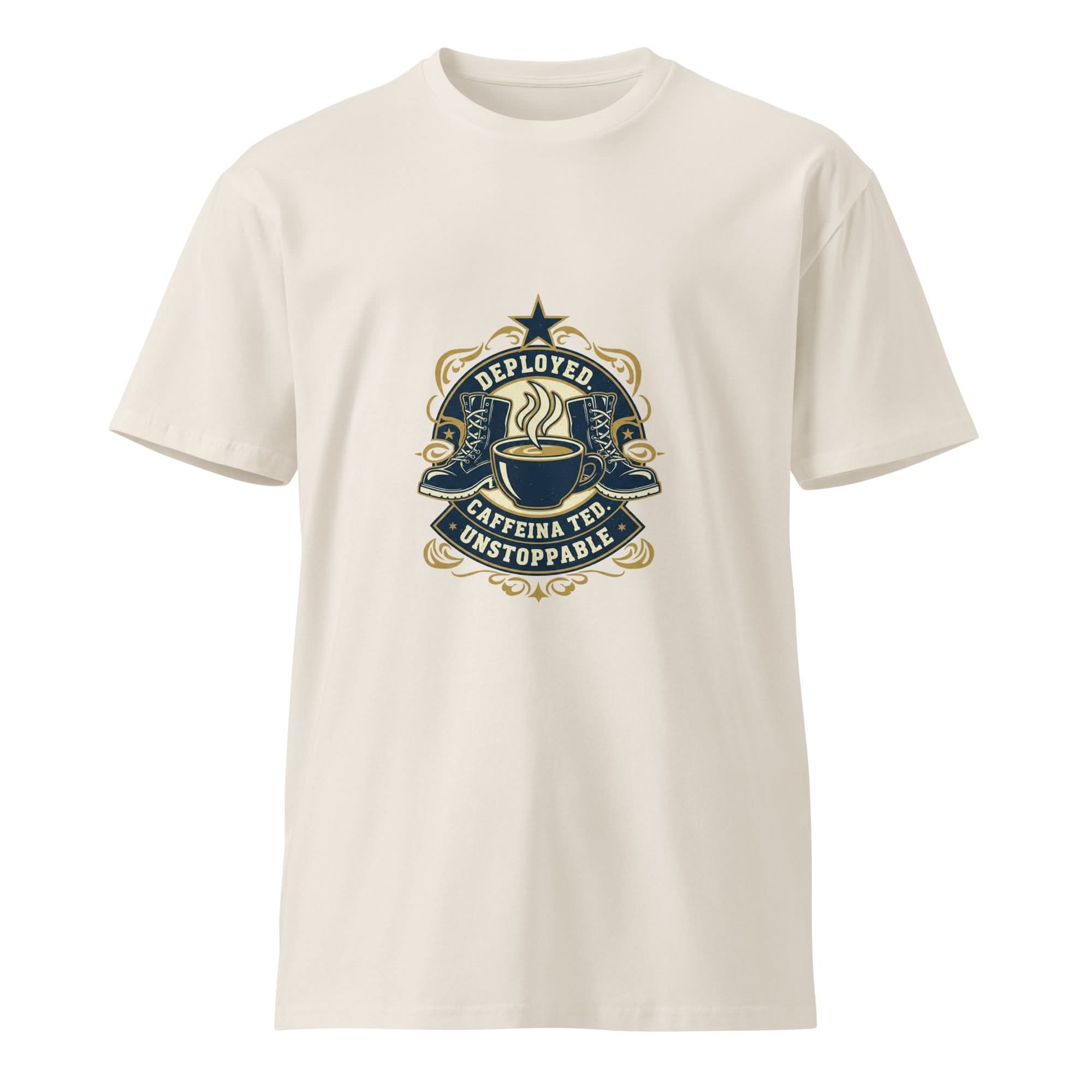 Army Everyday Hero Unisex T-Shirt – Deployed. Caffeinated. Unstoppable. - Flavorful Bliss Coffee Company