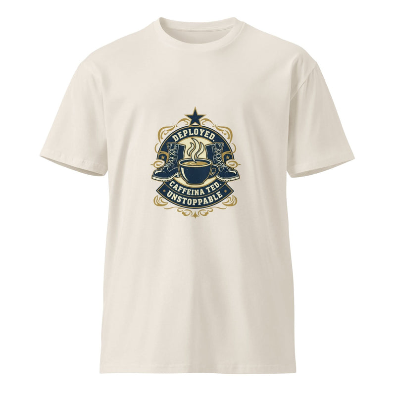 Army Everyday Hero Unisex T-Shirt – Deployed. Caffeinated. Unstoppable. - Flavorful Bliss Coffee Company