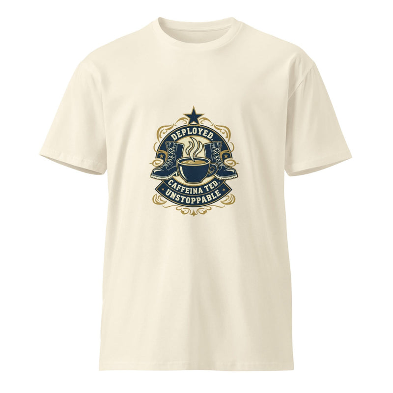 Army Everyday Hero Unisex T-Shirt – Deployed. Caffeinated. Unstoppable. - Flavorful Bliss Coffee Company