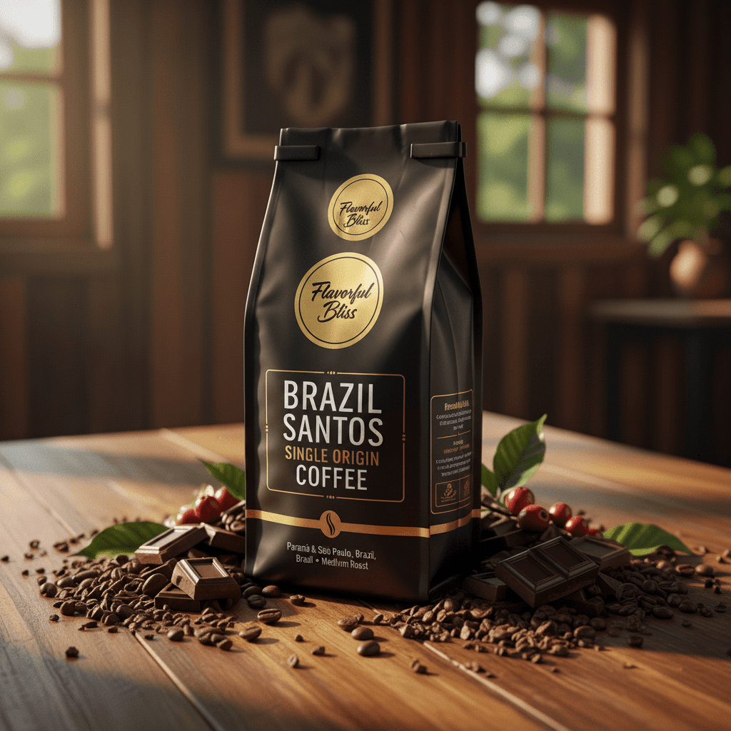 Brazil Santos Single Origin Coffee - Flavorful Bliss Coffee Company