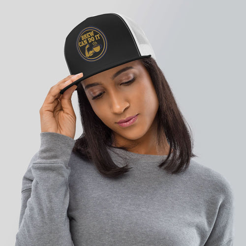 Brew Can Do It Trucker Cap - Flavorful Bliss Coffee Company