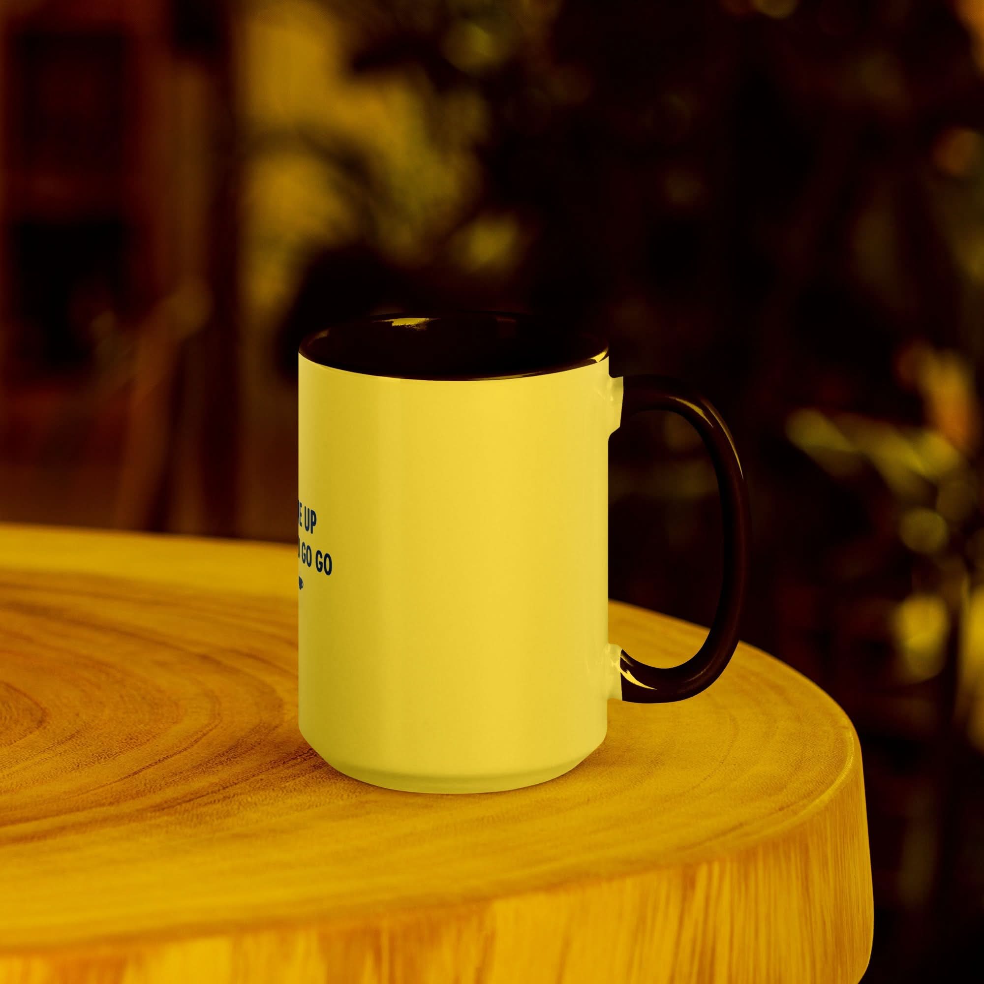 Brew Me Up Before You Go Go Mug with Color Inside - Flavorful Bliss Coffee Company