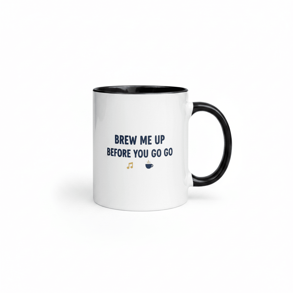 Brew Me Up Before You Go Go Mug with Color Inside - Flavorful Bliss Coffee Company