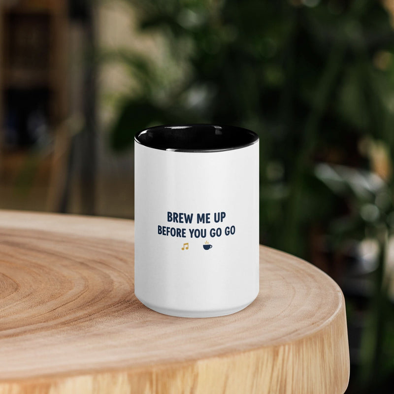 Brew Me Up Before You Go Go Mug with Color Inside - Flavorful Bliss Coffee Company