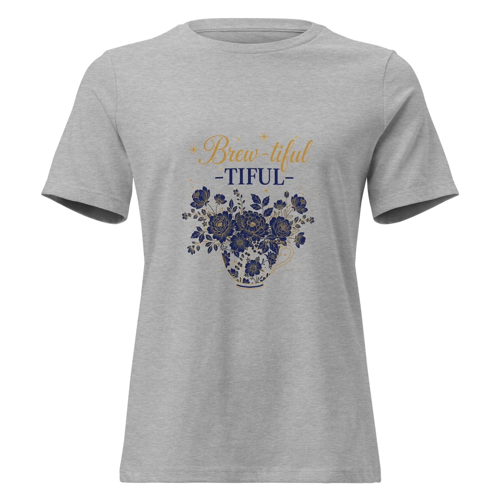 Brew-tiful Women's Relaxed T-Shirt - Flavorful Bliss Coffee Company