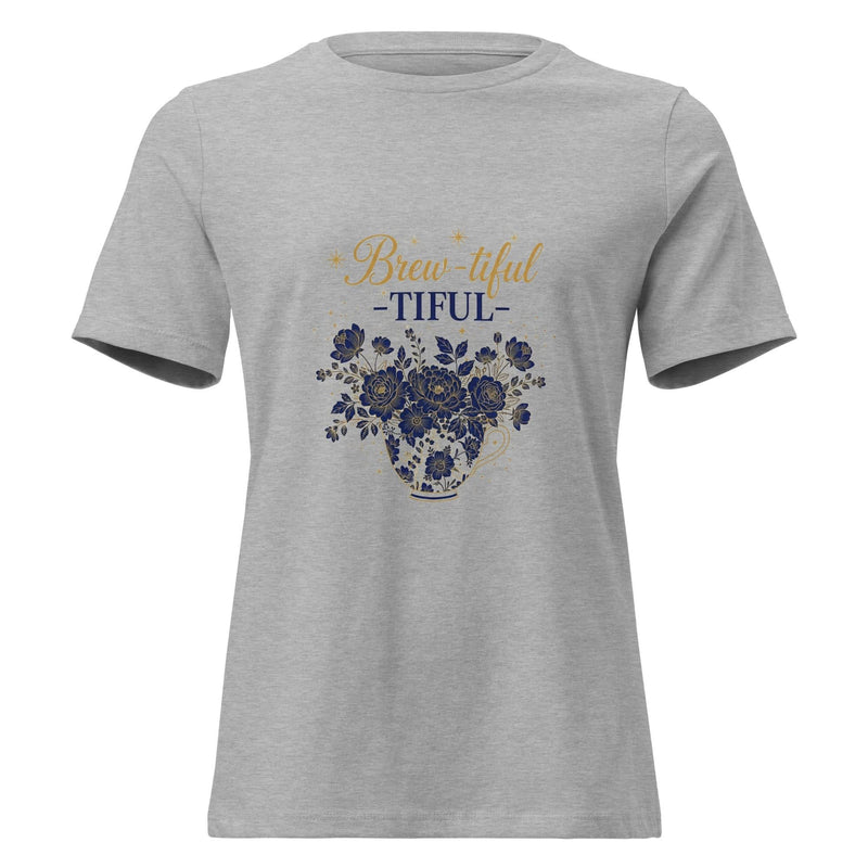 Brew-tiful Women's Relaxed T-Shirt - Flavorful Bliss Coffee Company