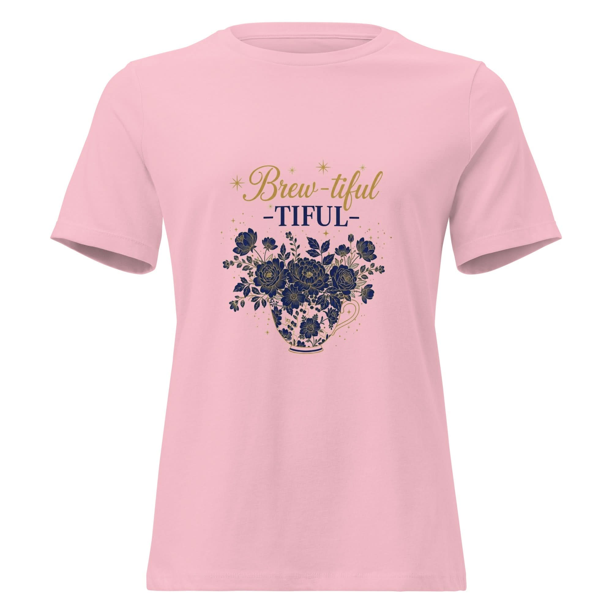 Brew-tiful Women's Relaxed T-Shirt - Flavorful Bliss Coffee Company