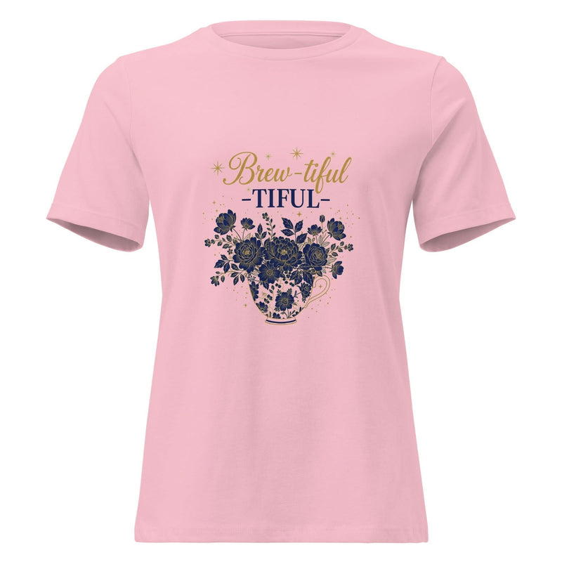 Brew-tiful Women's Relaxed T-Shirt - Flavorful Bliss Coffee Company