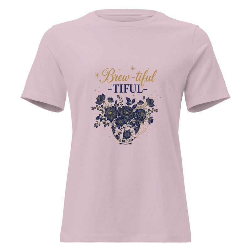 Brew-tiful Women's Relaxed T-Shirt - Flavorful Bliss Coffee Company