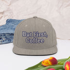 But First, Coffee Snapback Hat - Flavorful Bliss Coffee Company