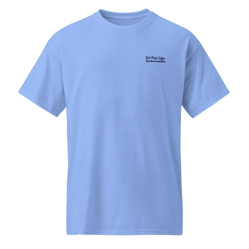 But First, Coffee. Then World Domination. | Flavorful Bliss Unisex Premium T-Shirt - Flavorful Bliss Coffee Company