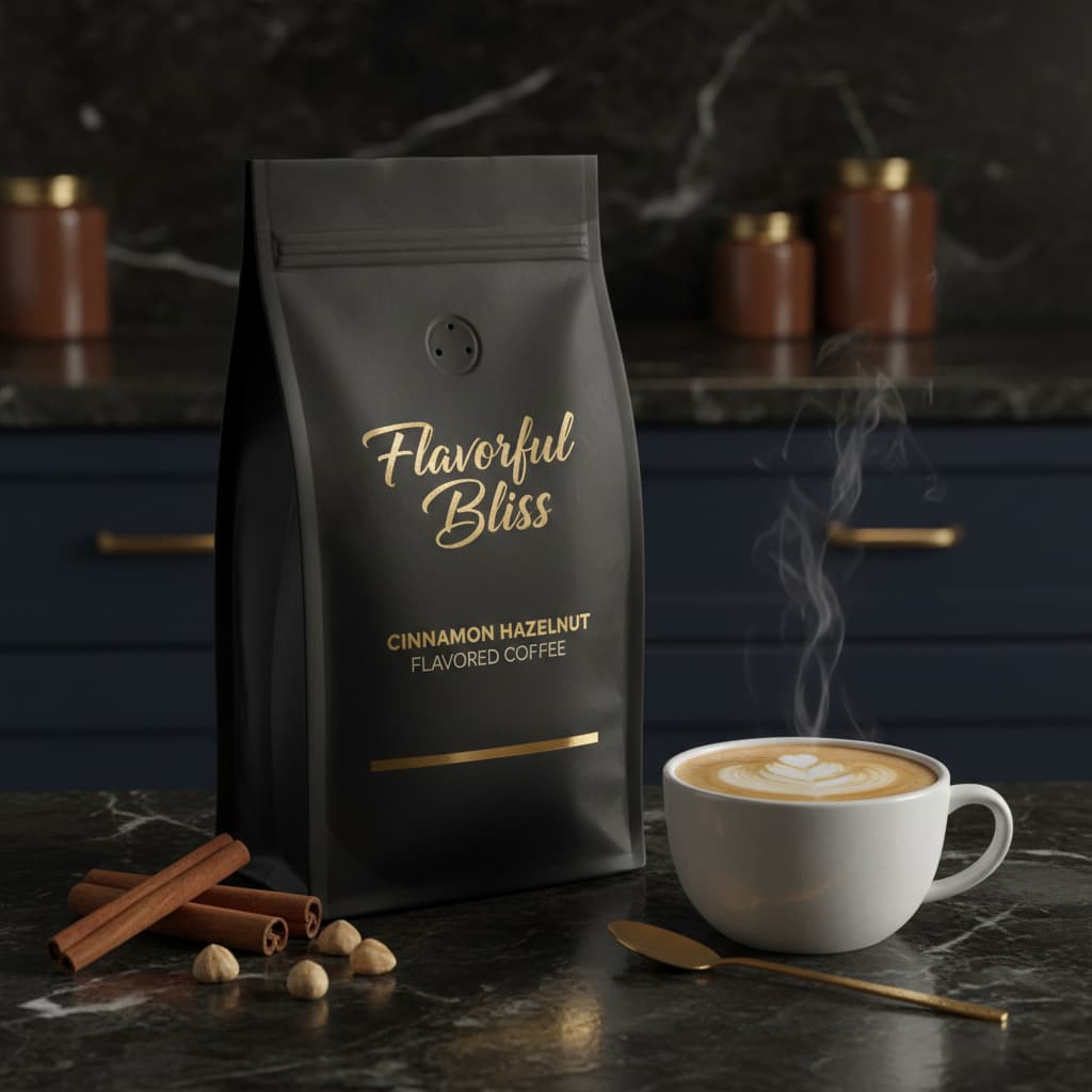 Cinnamon Hazelnut Flavored Coffee - Flavorful Bliss Coffee Company