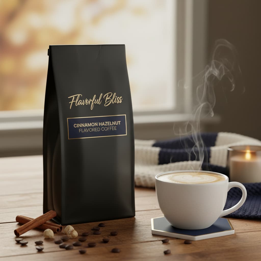 Cinnamon Hazelnut Flavored Coffee - Flavorful Bliss Coffee Company