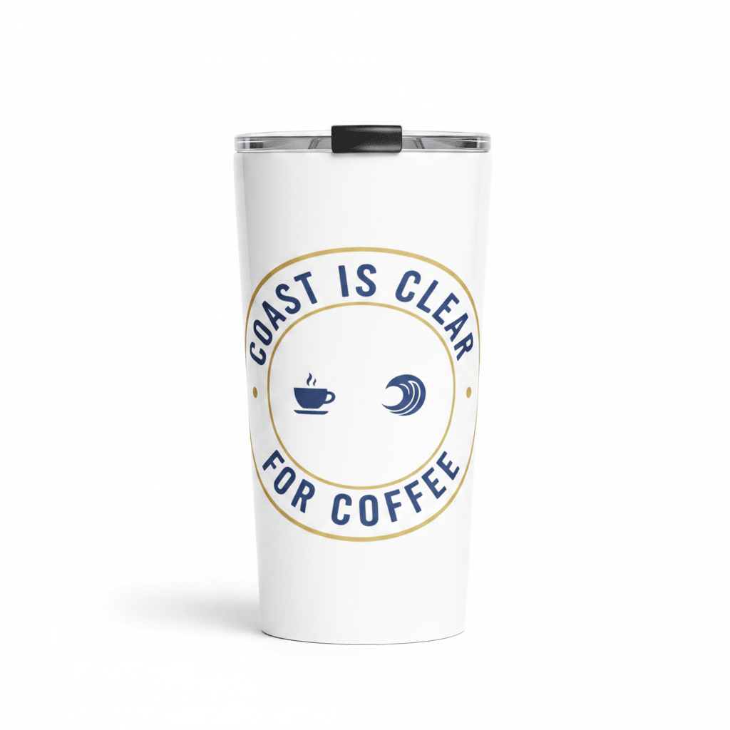 Coast Is Clear Coffee Tumbler - Flavorful Bliss Coffee Company