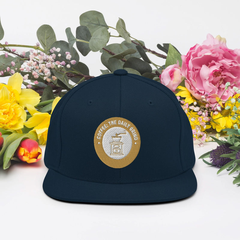 Coffee: The Daily Grind Snapback Hat - Flavorful Bliss Coffee Company