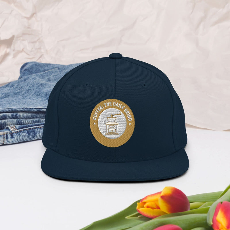 Coffee: The Daily Grind Snapback Hat - Flavorful Bliss Coffee Company