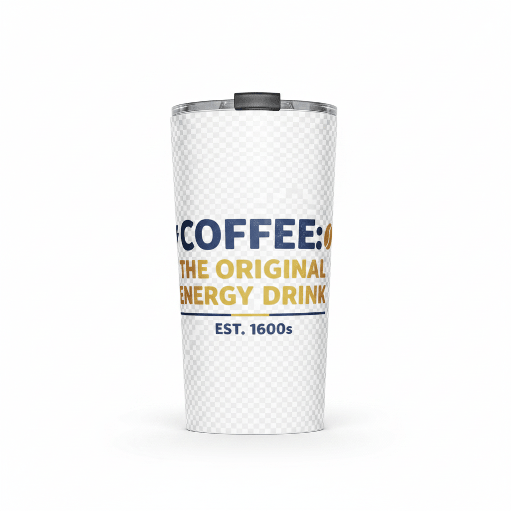 Coffee: The Original Energy Drink Tumbler - Flavorful Bliss Coffee Company