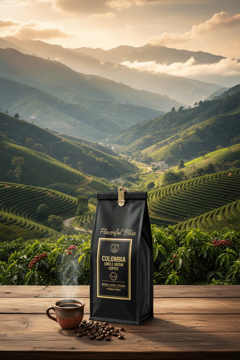 Colombia Single Origin Coffee - Flavorful Bliss Coffee Company