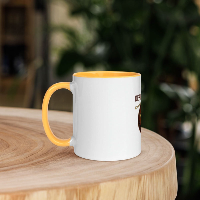 Deputy Sheriff Coffee Mug — Courage. Honor. Service. | Gold Inside & Handle - Flavorful Bliss Coffee Company