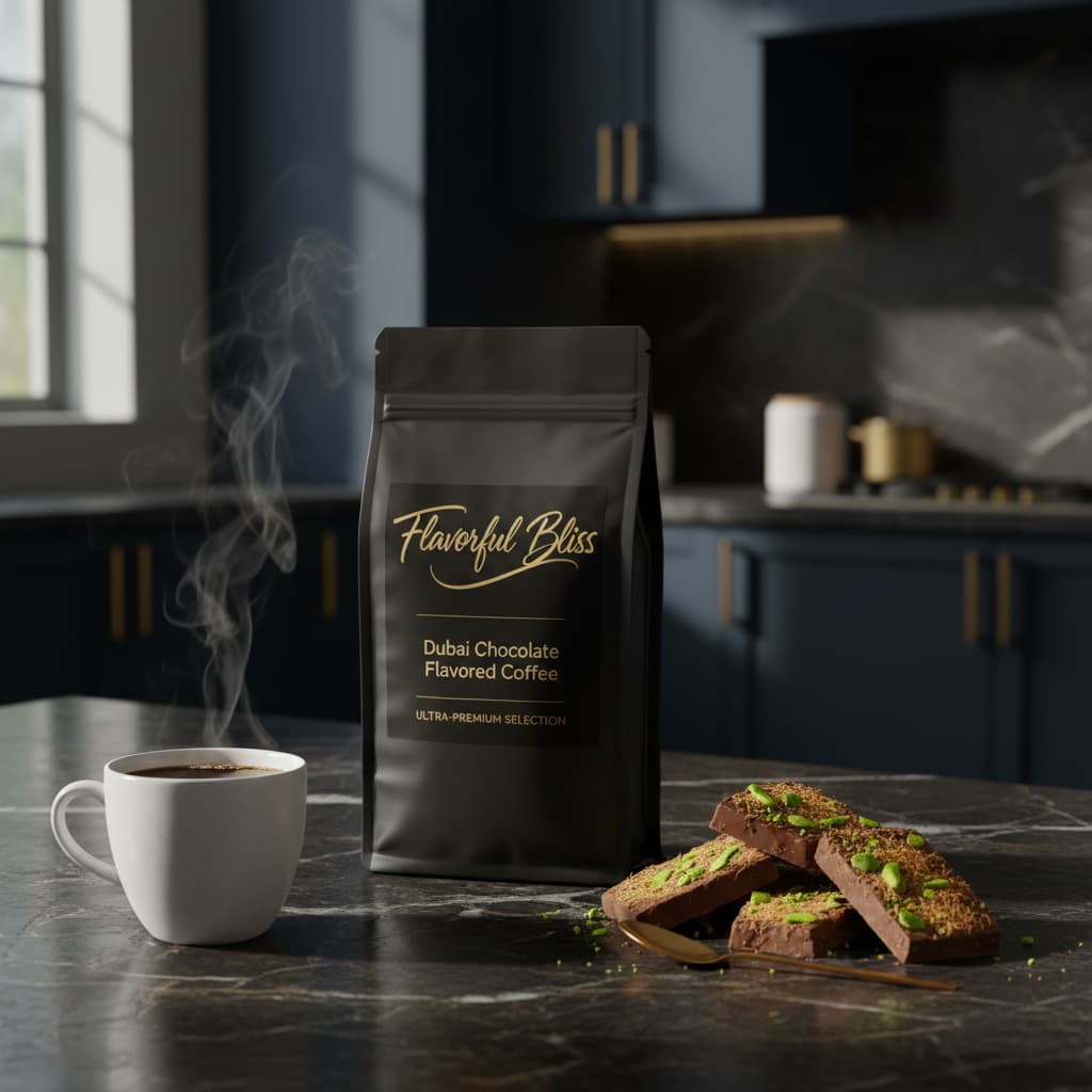 Dubai Chocolate Flavored Coffee - Flavorful Bliss Coffee Company