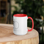 Educate Inspire Repeat — Teacher Appreciation Coffee Mug | Red Inside & Handle - Flavorful Bliss Coffee Company