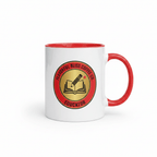 Educator Coffee Mug — Red Color Inside & Handle | Teacher Appreciation Gift - Flavorful Bliss Coffee Company