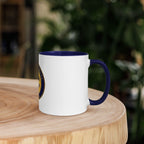 EMS Strong Coffee Mug — Emergency Medical Services Gift | Navy Inside & Handle - Flavorful Bliss Coffee Company