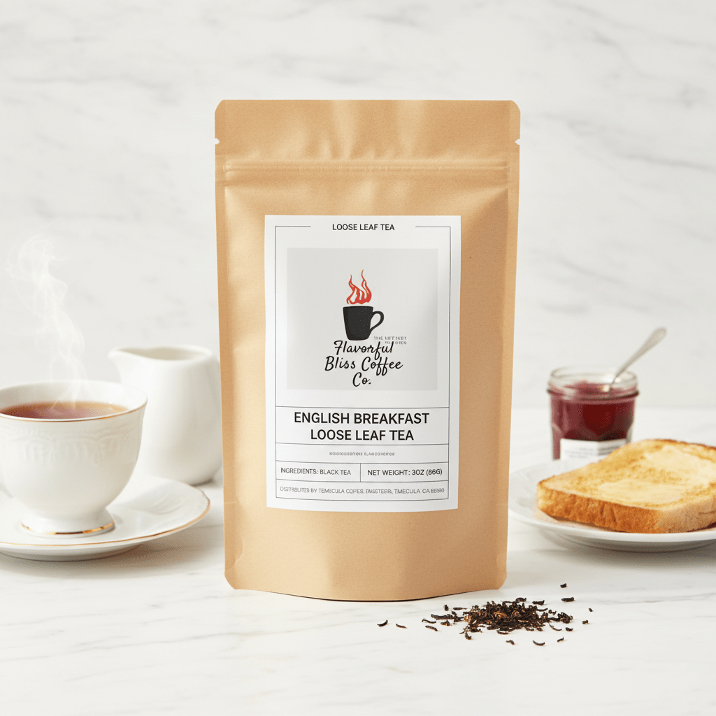 English Breakfast Loose Leaf Tea - Flavorful Bliss Coffee Company