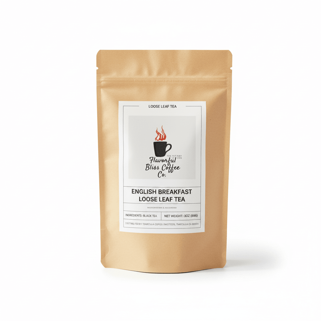 English Breakfast Loose Leaf Tea - Flavorful Bliss Coffee Company