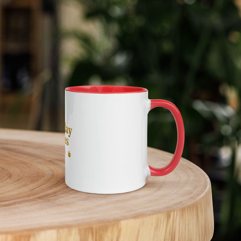 Everyday Hero Coffee Mug — For the Heroes Among Us | Black or Red Inside & Handle - Flavorful Bliss Coffee Company