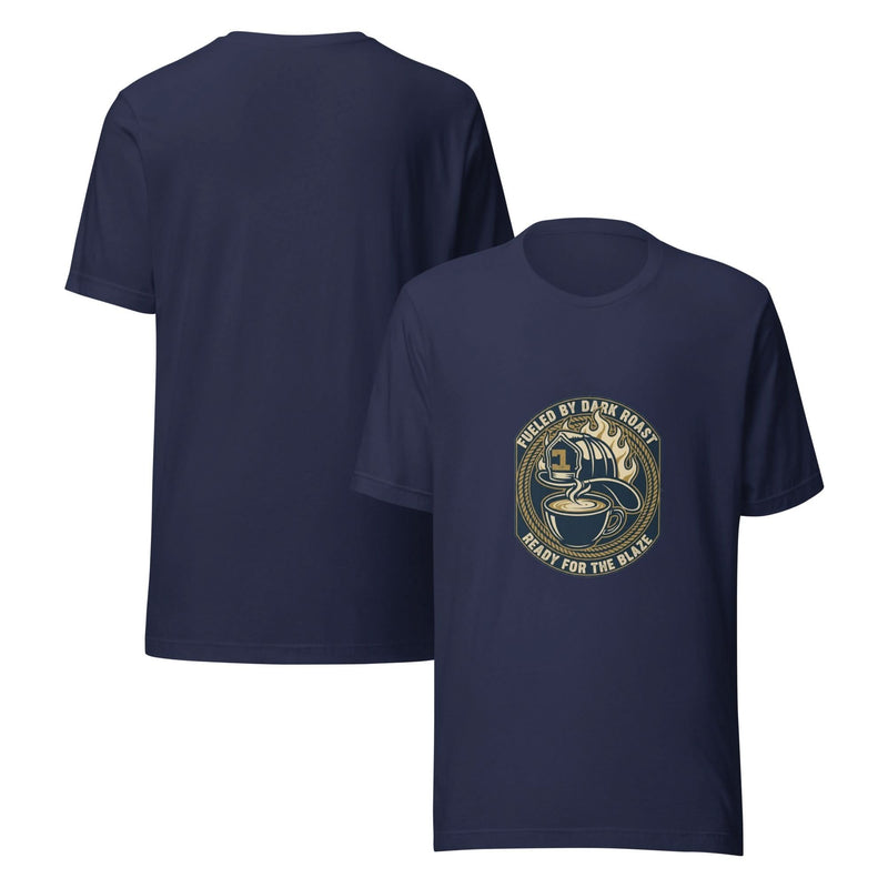 Firefighter Everyday Hero Unisex T-Shirt – Fueled by Dark Roast - Flavorful Bliss Coffee Company
