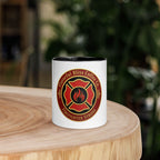 Firefighter Strong Coffee Mug — Built Tough, Born Brave | Black or Red Inside & Handle - Flavorful Bliss Coffee Company