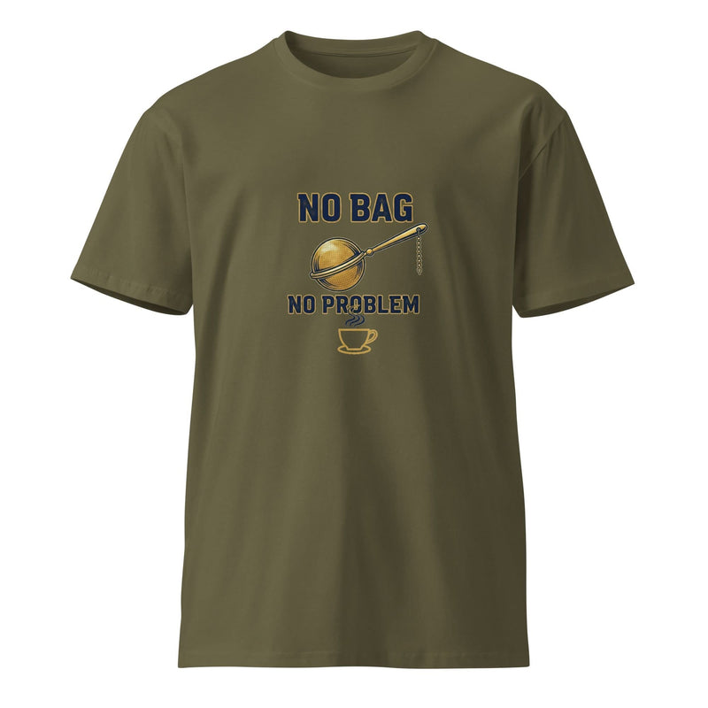 Flavorful Bliss Coffee Co. Premium Unisex Tee – No Bag, No Problem - Flavorful Bliss Coffee Company