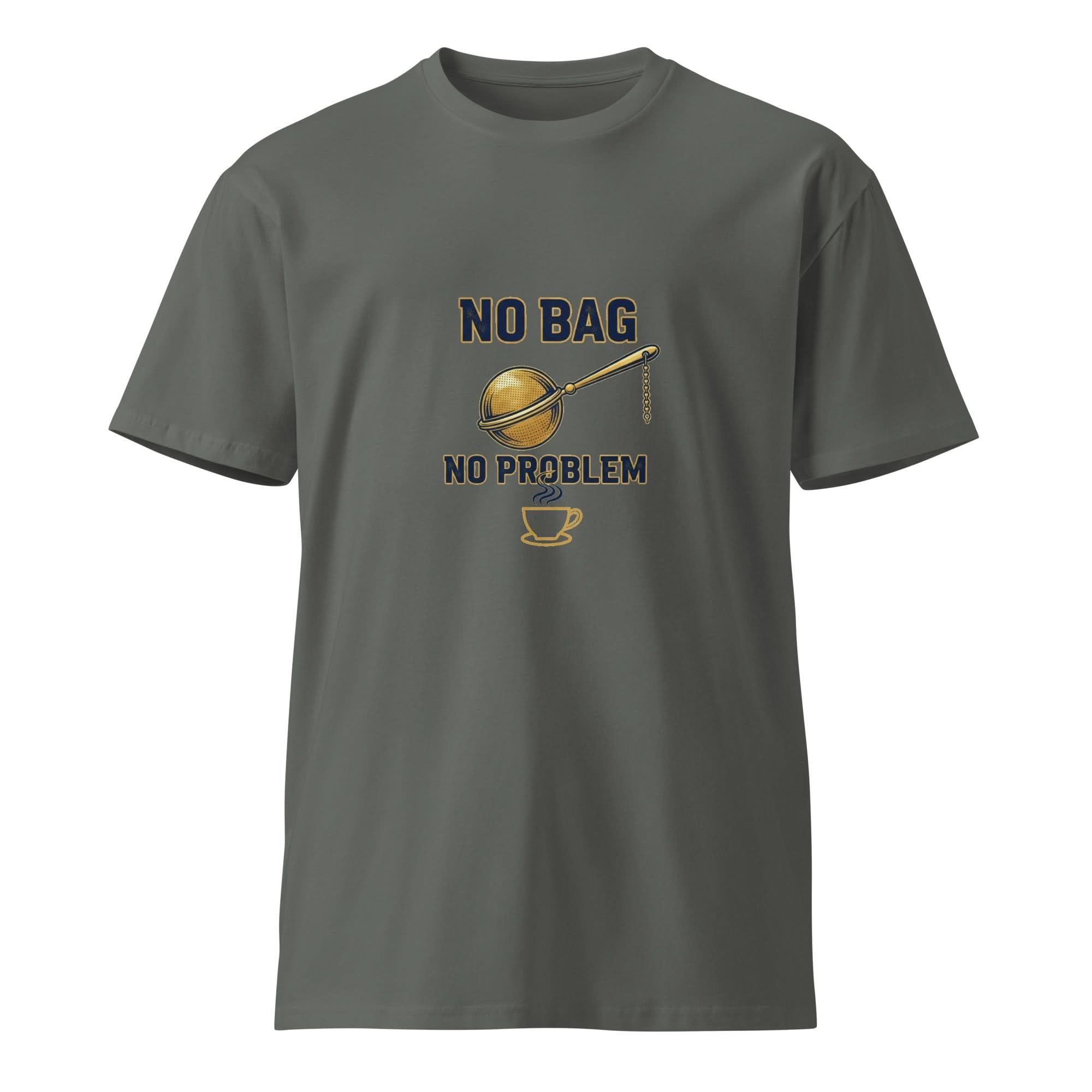Flavorful Bliss Coffee Co. Premium Unisex Tee – No Bag, No Problem - Flavorful Bliss Coffee Company