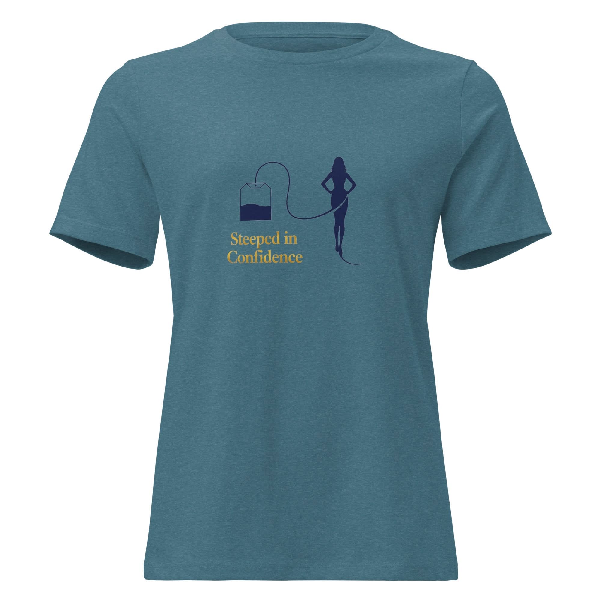 Flavorful Bliss Coffee Co. Women's Relaxed Tee – Steeped in Confidence - Flavorful Bliss Coffee Company