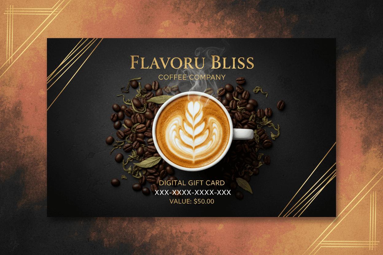 Flavorful Bliss Coffee Gift Card - Flavorful Bliss Coffee Company