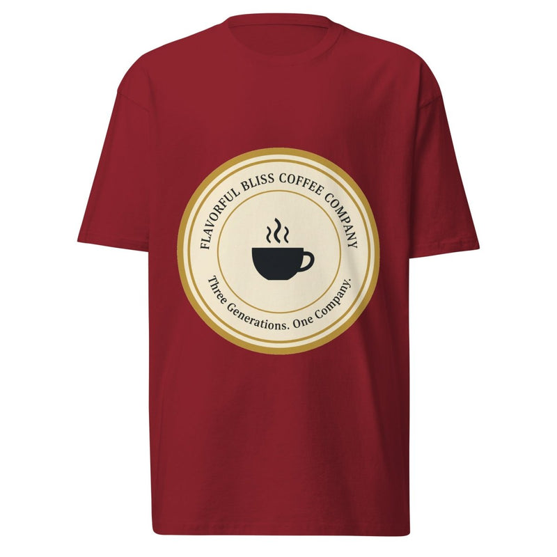 Flavorful Bliss Coffee Men's Premium Heavyweight Tee - Flavorful Bliss Coffee Company