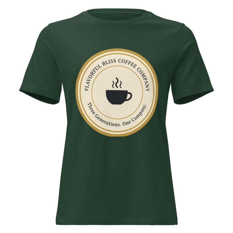 Flavorful Bliss Coffee Women's Relaxed T-Shirt - Flavorful Bliss Coffee Company
