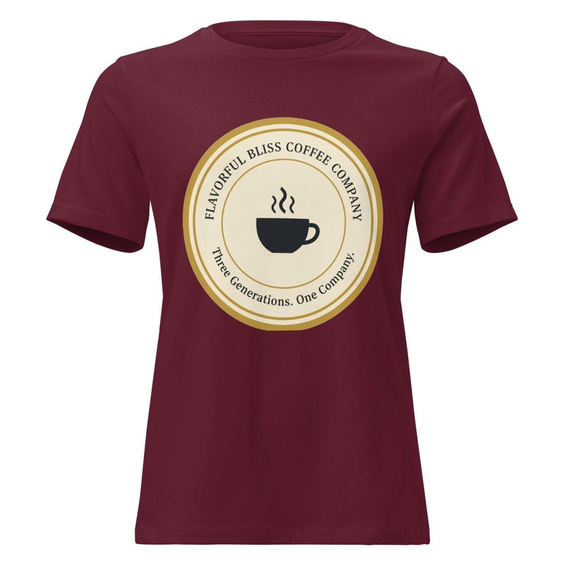 Flavorful Bliss Coffee Women's Relaxed T-Shirt - Flavorful Bliss Coffee Company