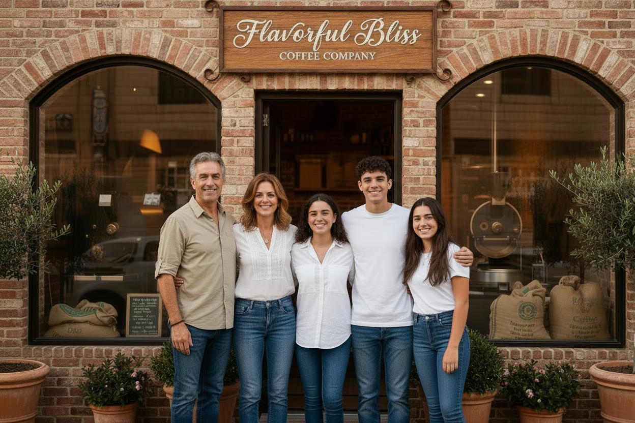 Flavorful Bliss Family Portrait - Adult Children