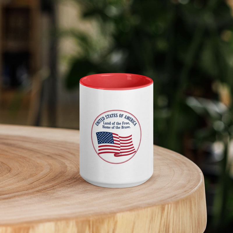 Flavorful Bliss Hero Appreciation Mug — Red Color Inside & Handle - Flavorful Bliss Coffee Company