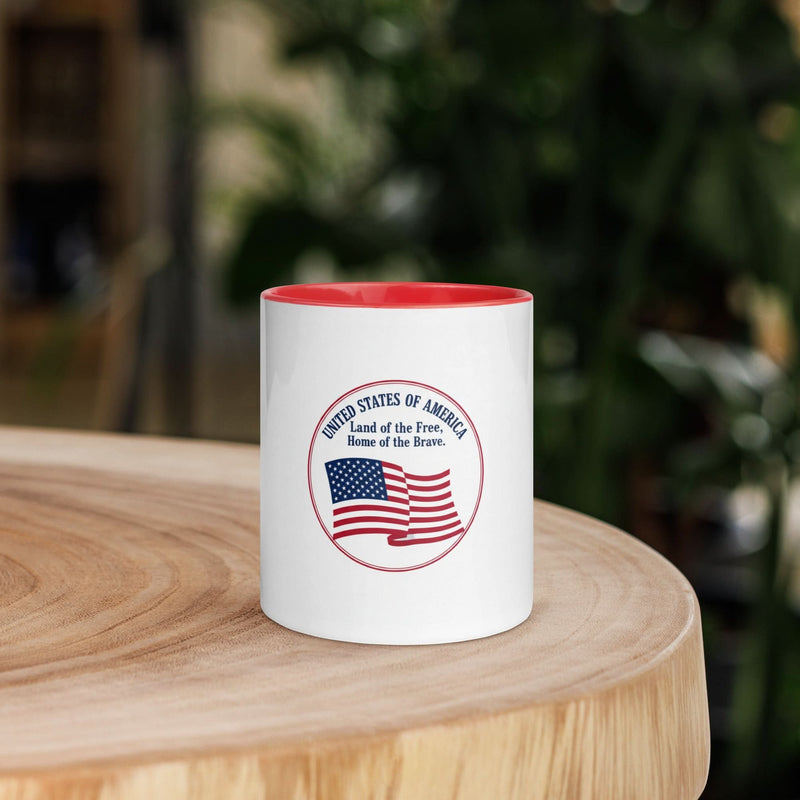 Flavorful Bliss Hero Appreciation Mug — Red Color Inside & Handle - Flavorful Bliss Coffee Company