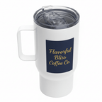 Flavorful Bliss Insulated Travel Mug with Handle - Flavorful Bliss Coffee Company