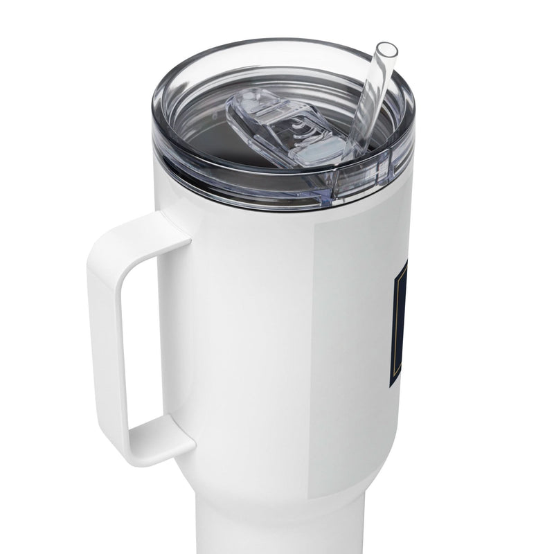 Flavorful Bliss Signature Travel Mug with Handle - Flavorful Bliss Coffee Company
