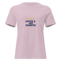 Fueled by Coffee & Dry Shampoo. | Flavorful Bliss Women's T-Shirt - Flavorful Bliss Coffee Company
